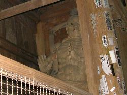 鶴林寺仁王像・左