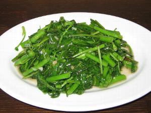 空芯菜の炒め 空芯菜の炒め