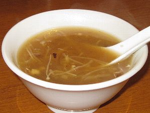 フカヒレスープ−定食セット料理 フカヒレスープ−定食セット料理