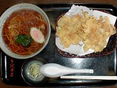 しらす掻揚げソバ