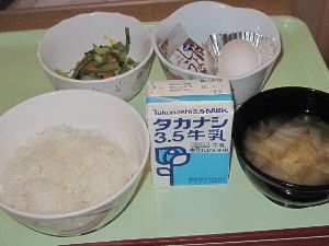 朝食 朝食