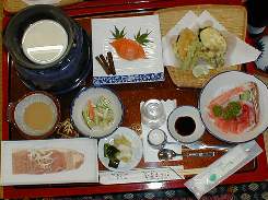 金喜ホテルの夕食