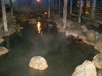 いわき荘の露天風呂