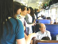 車内の混雑