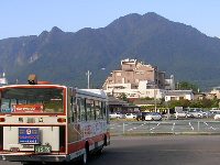 ターミナルから見た前山