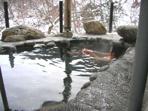 ゆずりは荘の露天風呂