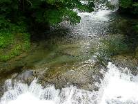 湯ノ岐川の渓流美 湯ノ岐川の渓流美