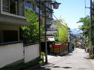 湯坂通りの高級旅館 湯坂通りの高級旅館