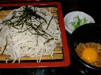 納豆喰ざるそば 納豆喰ざるそば
