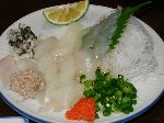 ヒラメ刺身 ヒエラメ刺身