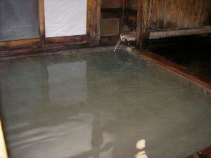 白旗の湯ぬるめの浴槽 白旗の湯ぬるめの浴槽