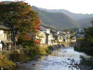 大湯川河畔 大湯川河畔