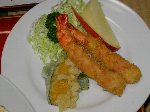エビフライと野菜天ぷら エビフライと野菜天ぷら