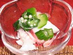 タコとオクラの酢の物 タコとオクラの酢の物
