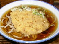 天ぷらそば ¥500 天ぷらそば ¥500