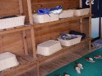 木風呂の脱衣場 木風呂の脱衣場