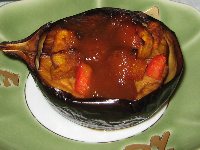 丸なすの味噌焼 丸なすの味噌焼