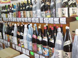 焼酎の銘柄が多い1 焼酎の銘柄が多い1