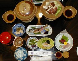 つるやの夕食