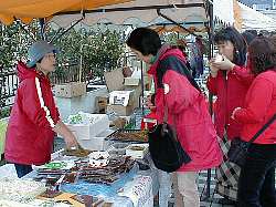 鳴子温泉の朝市2