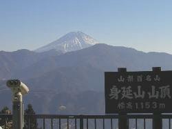 奥の院からの富士