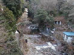 猫越川の渓谷