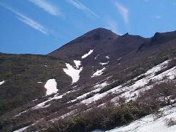 八合目から岩木山山頂