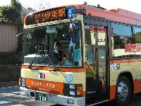 伊東駅に戻るバス