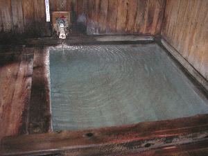草津温泉白旗の湯浴槽・小さめの浴槽
