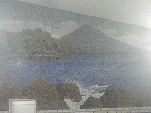 開聞岳の壁画