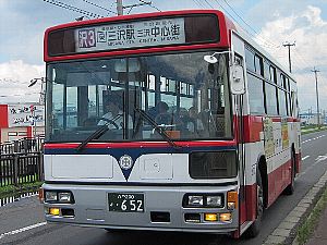 三沢行きのバス