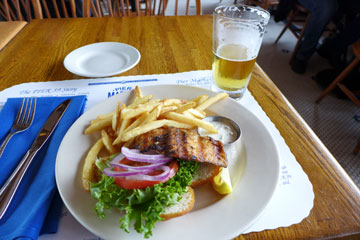 SALMON ON BANNOCK