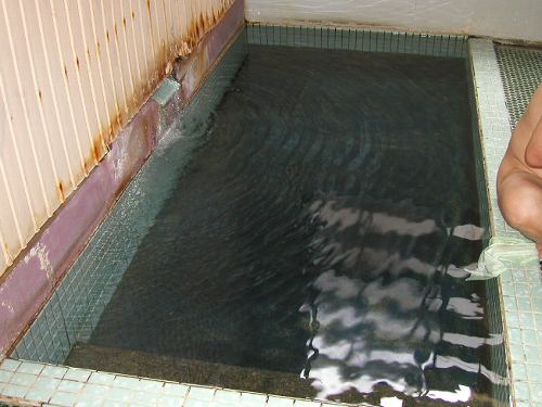 小野川温泉・滝の湯浴槽