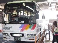 高山行き松本電鉄バス