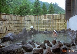 森吉山荘の露天風呂