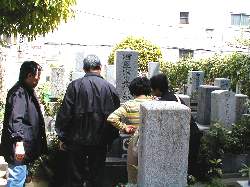 円光寺の墓参